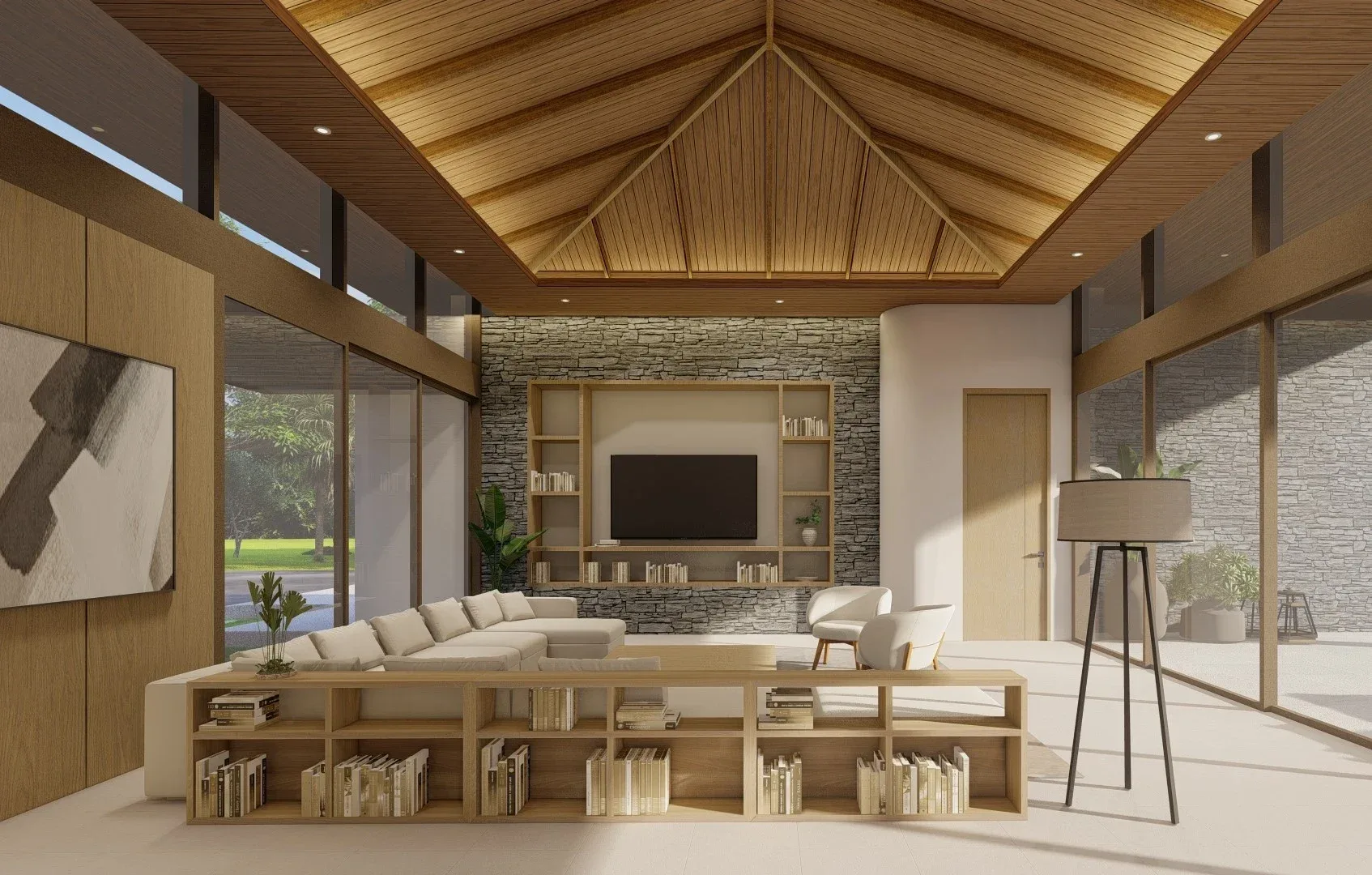 BAAN JT — Interior dan detail material