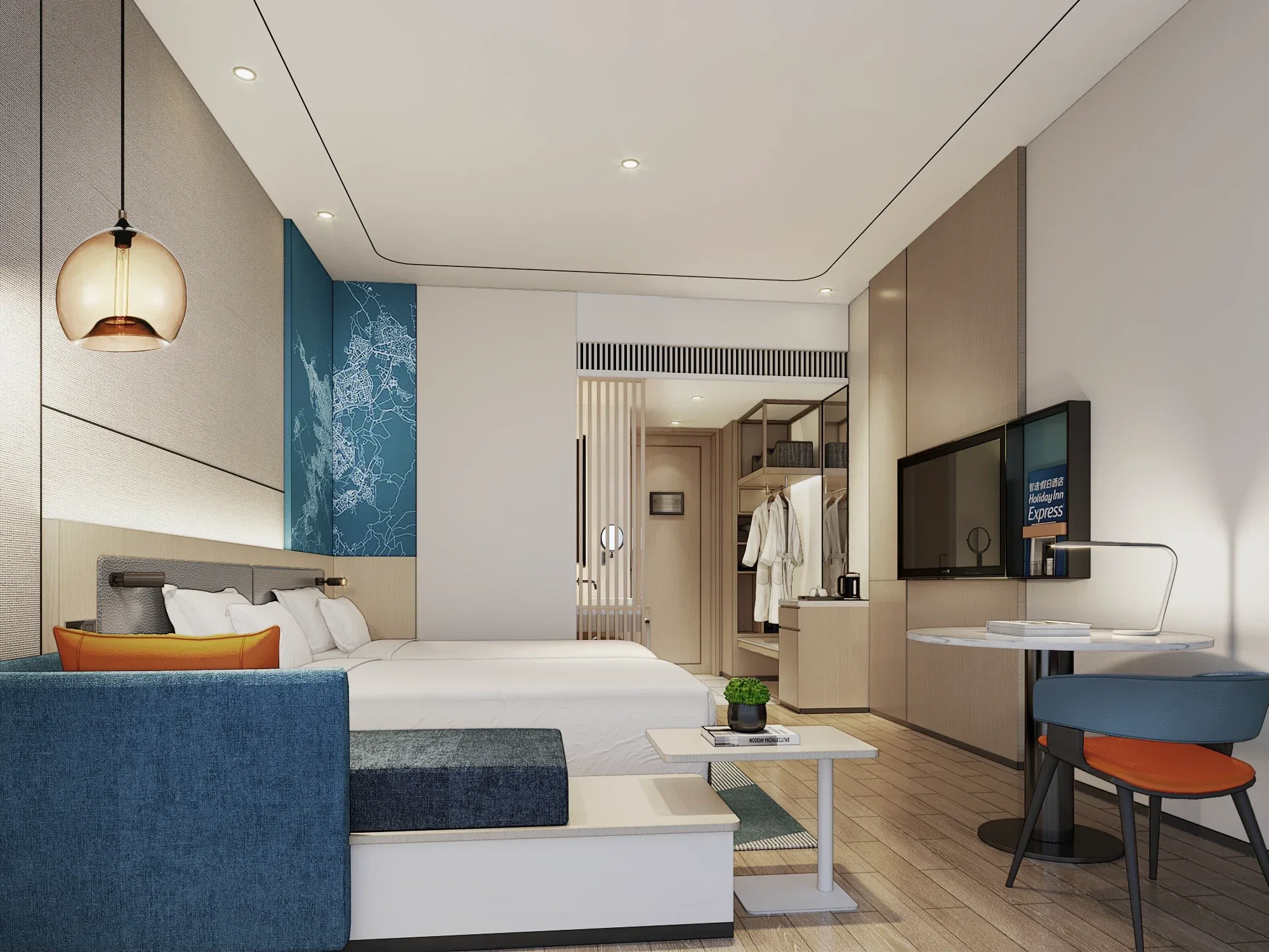 IHG Holiday Inn — Ruang dan detail