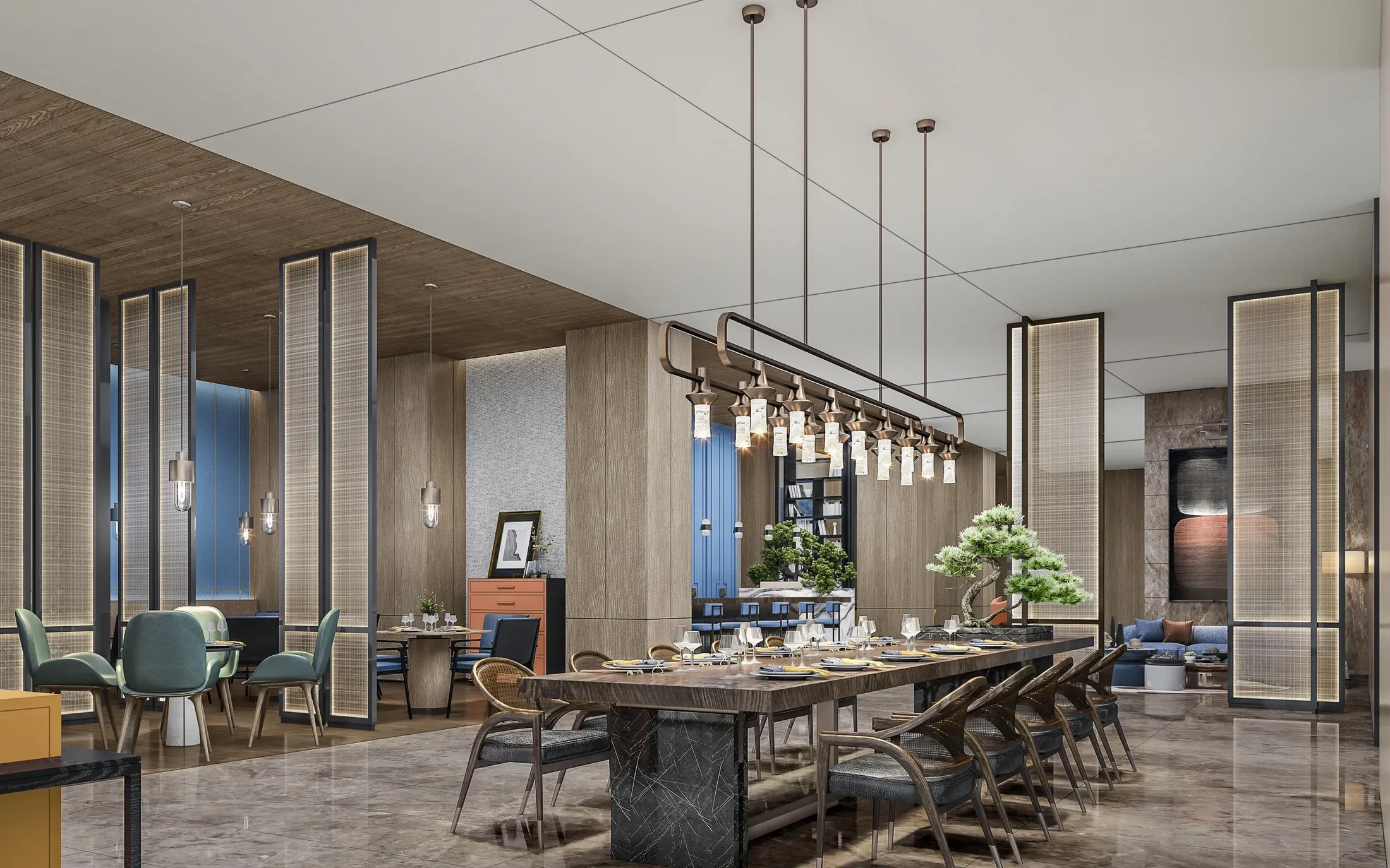 IDM Furniture Gallery — Interior dan detail material