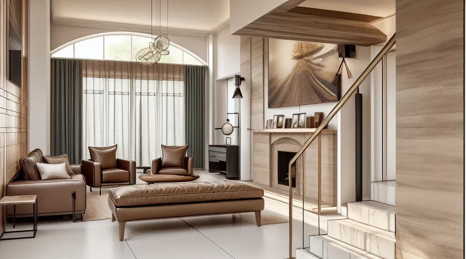 Private Classic Residence — Urutan ruang