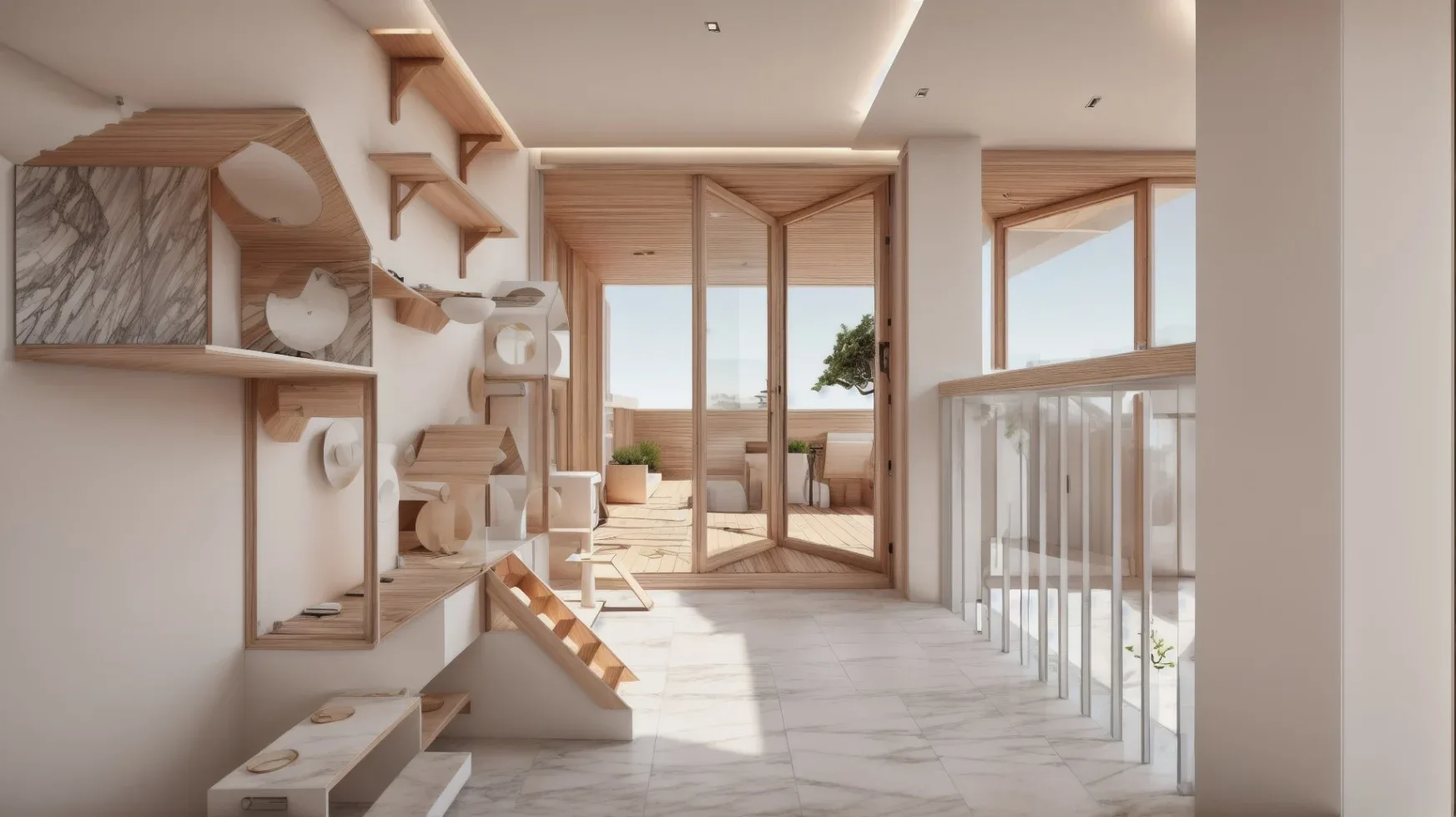 Private Classic Residence — Urutan ruang