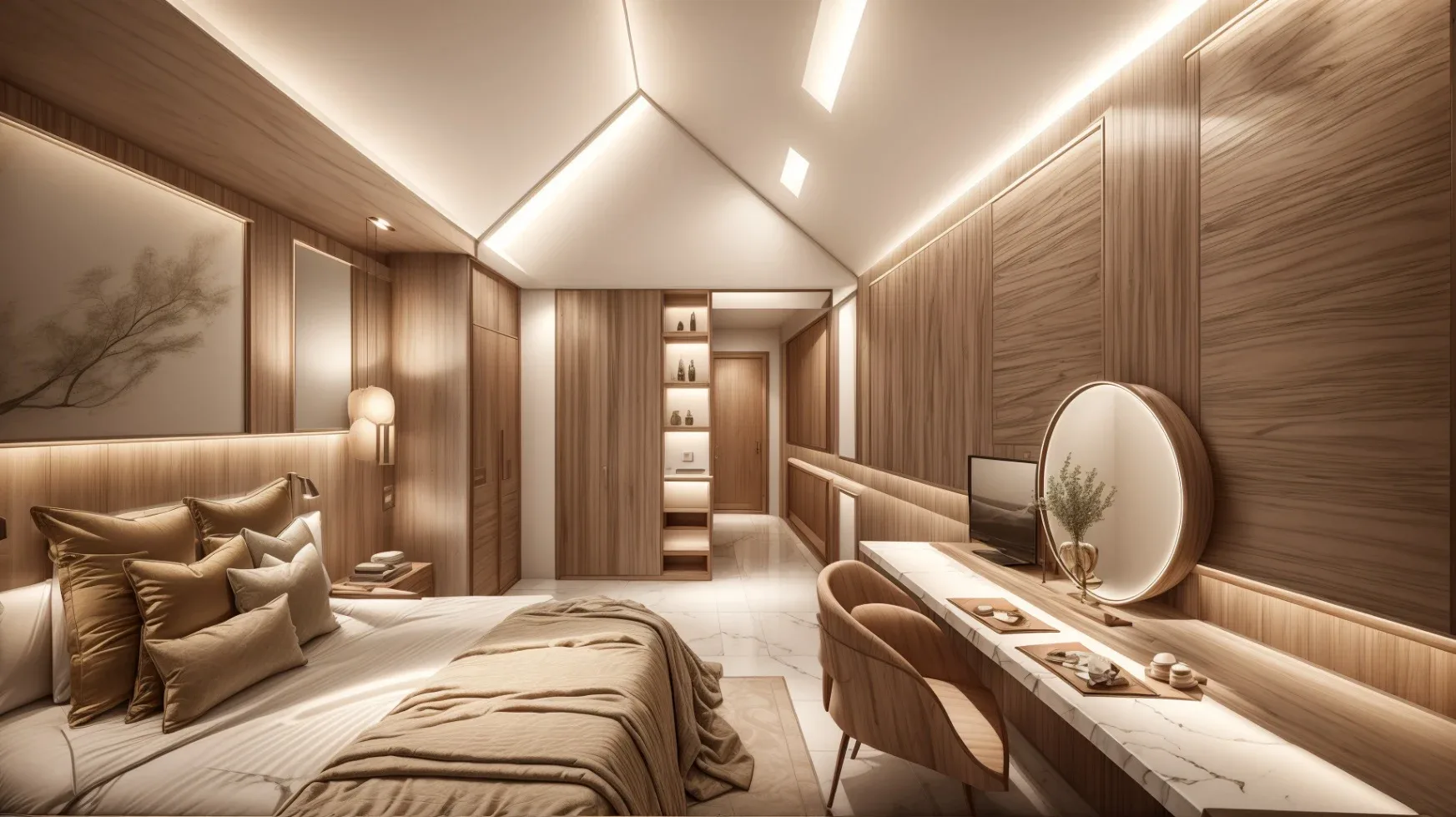 Private Classic Residence — Urutan ruang