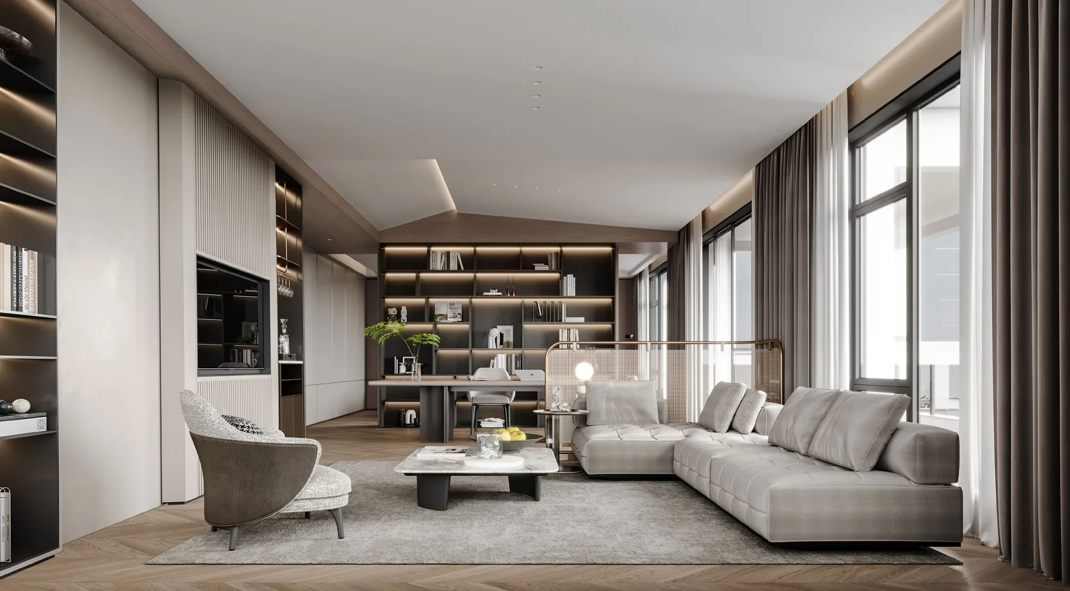 Shishan Villa — Sudut interior 1