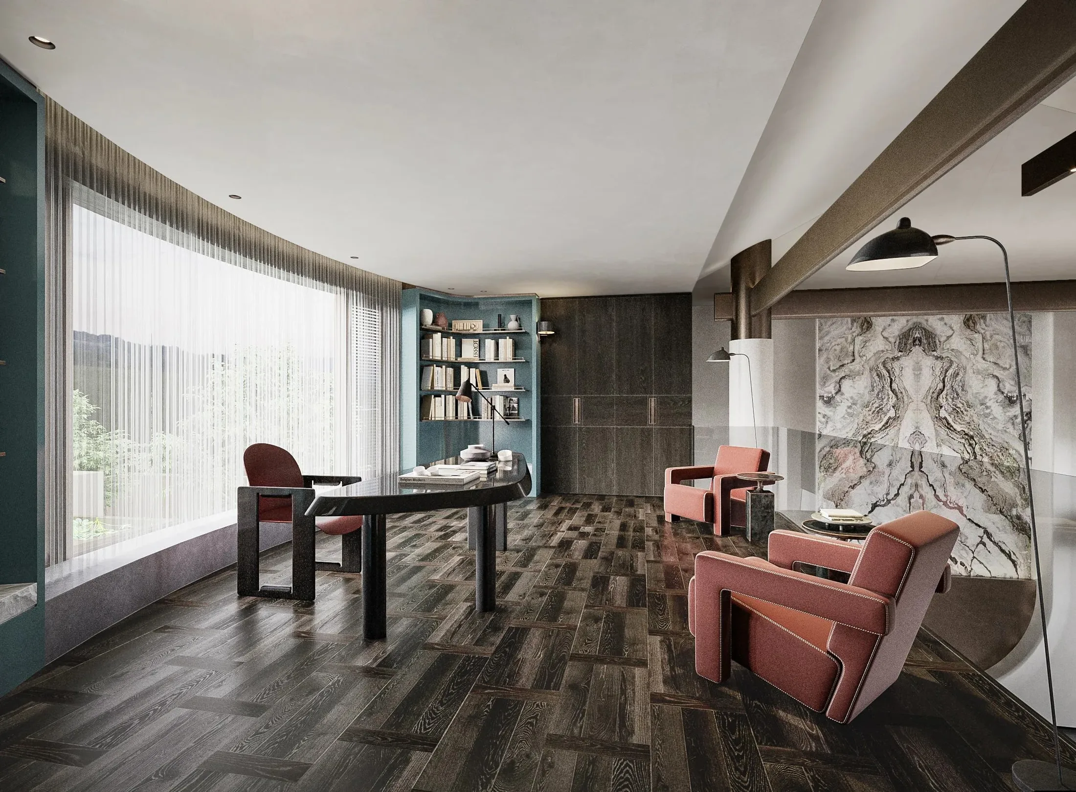Silver Lake Residence — Sudut ruang 2