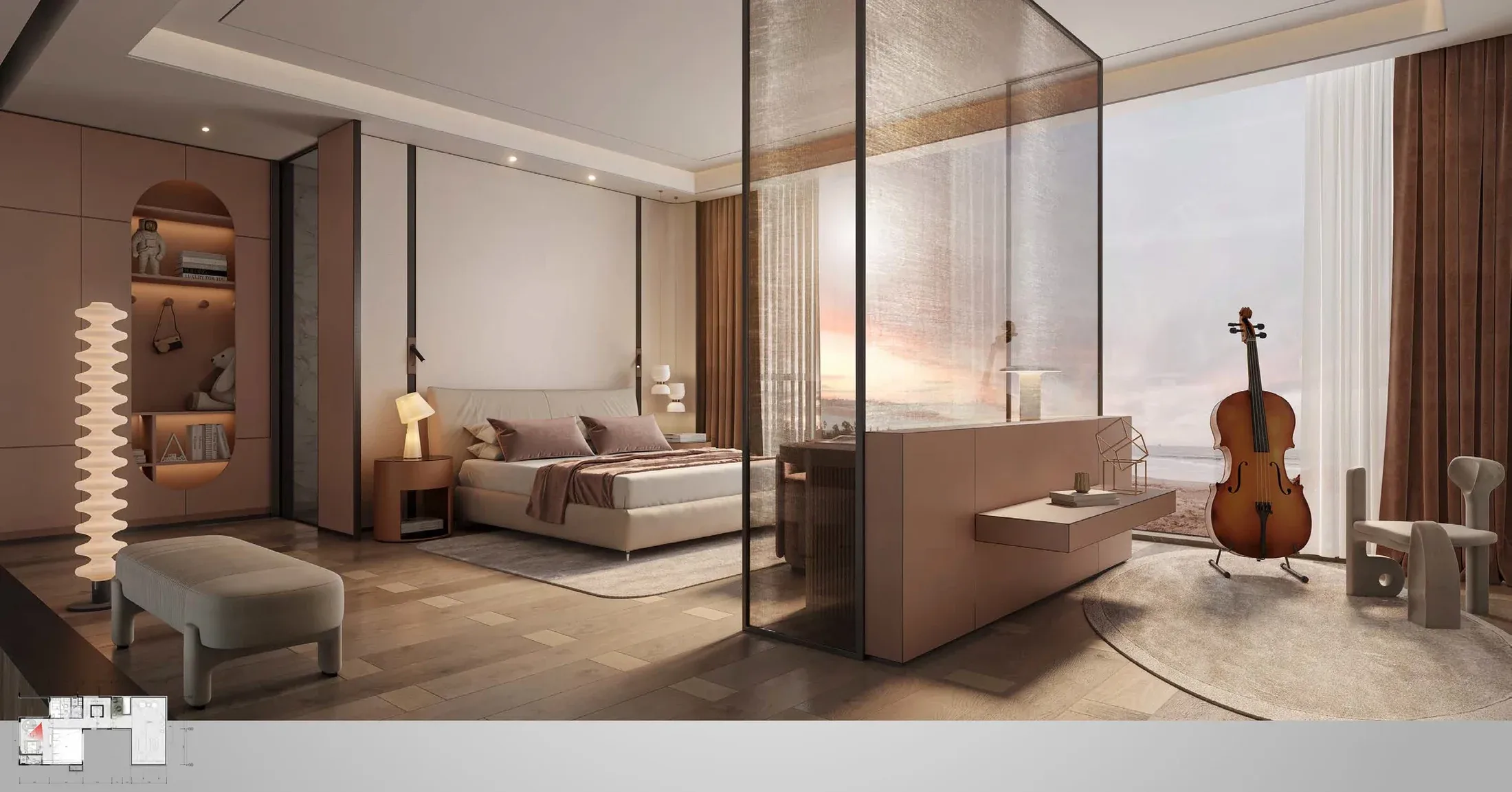 St Lazarus District Residence — Ruang dan detail